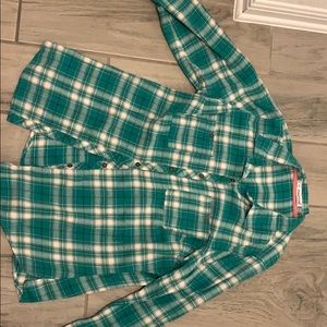 Maurices flannel shirt. Adorable colors.